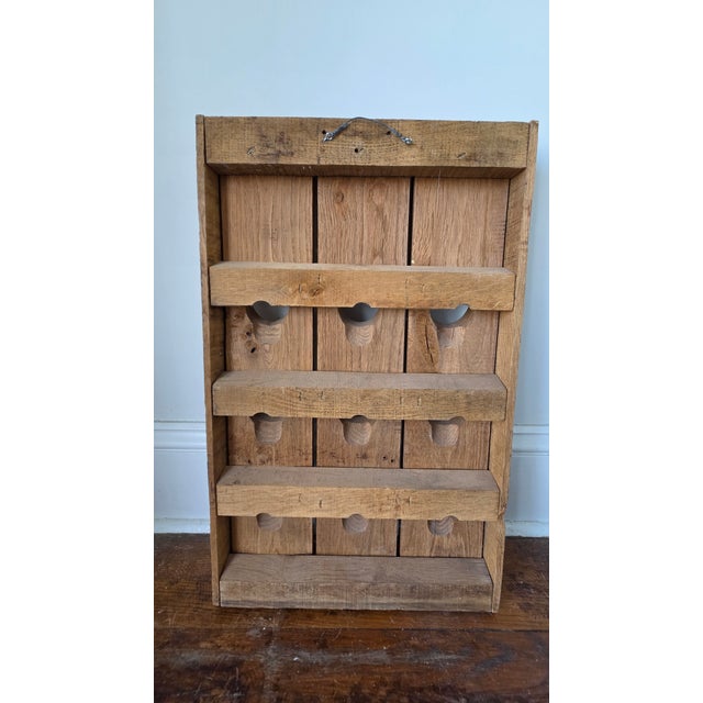 Vintage Wooden Champagne Riddling Rack With Taittinger Lettering For Sale - Image 14 of 15