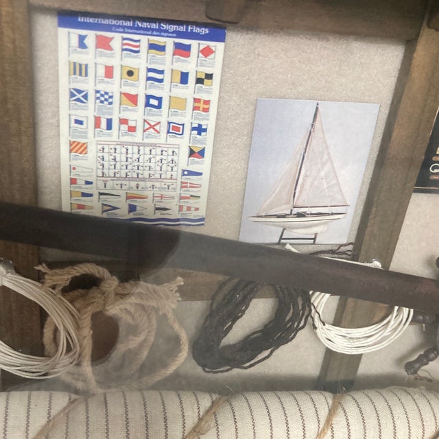 Late 20th Century America's Cup-Themed Shadow Box Diorama For Sale - Image 5 of 12