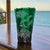 This Blenko Glass Company Paper Bag fan vase, Form 8813M, was hand-blown in the United States during the late twentieth...