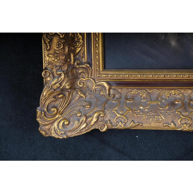 After Rembrandt van Rijn, The Man in the Gold Helmet, Oil Painting, Framed For Sale - Image 5 of 16