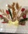 Victorian Wood Serving Tray With Dried Flowers For Sale - Image 3 of 3
