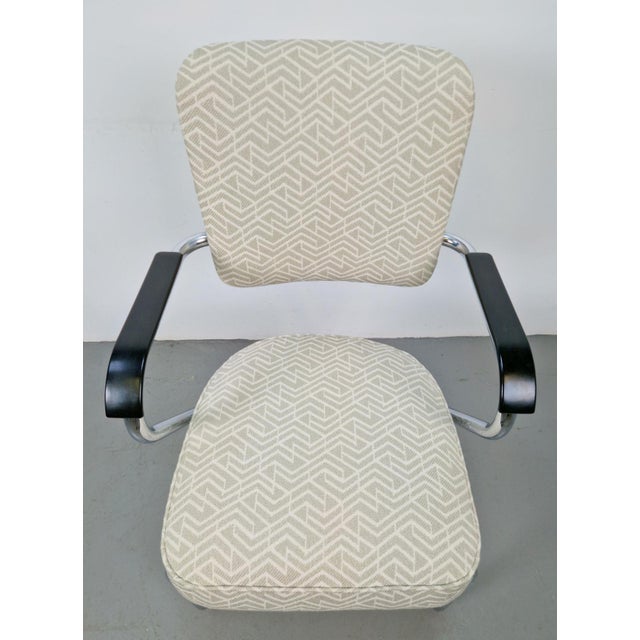 Metal Paperclip Office Chair by Paul Schuitema for Fana, Netherlands, 1950s For Sale - Image 7 of 9