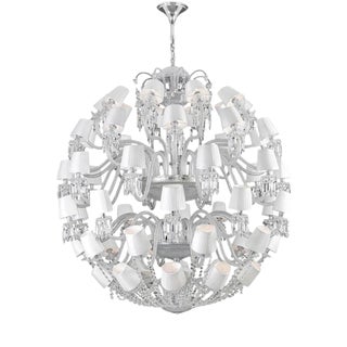 Collection Regina Chandelier in Metal and Crystal by Jago For Sale