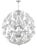Collection Regina Chandelier in Metal and Crystal by Jago For Sale