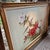 Large Mid-Century Chinese Silk Painting – Hand-Painted Bird & Peony Floral Composition in Ornate Frame - Signed by Unknown Artist For Sale - Image 12 of 12