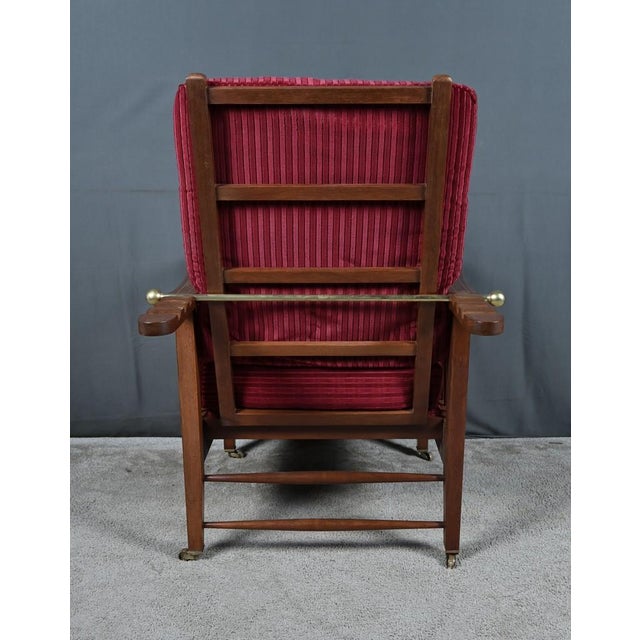 Morris Armchair in Mahogany, 1890s For Sale - Image 17 of 18