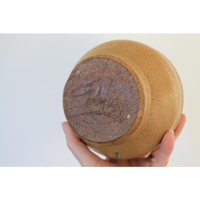 Ceramic 1970's Studio Art Pottery Vessel or Vase For Sale - Image 7 of 8