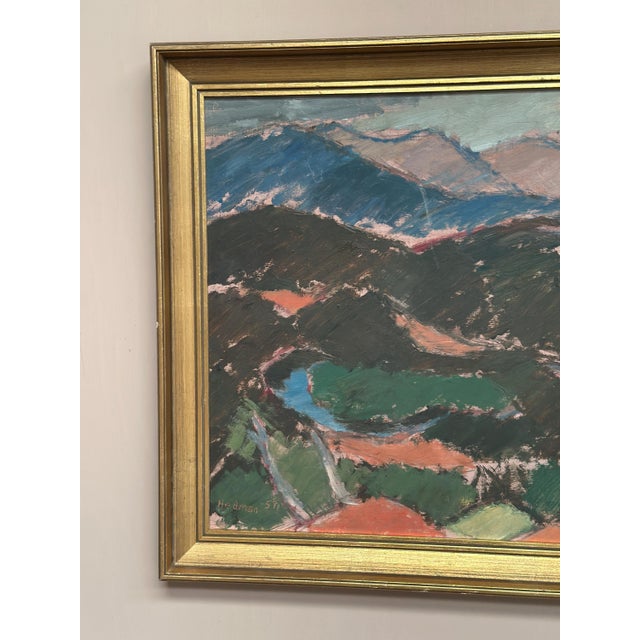 John Hedman, At Vålådalen, 1957, Oil on Panel, Framed For Sale - Image 6 of 16
