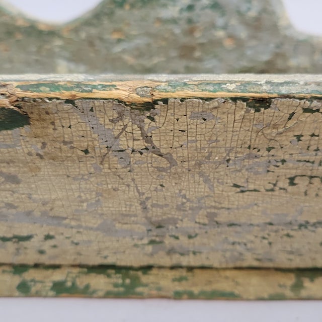 Early 18th Century Early 19th Century Paint-Decorated Pine Utensil Carrier Tray For Sale - Image 5 of 9