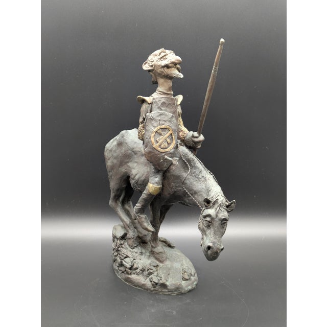 Traveling Man Treasures is selling this limited-edition (149/275) copper-patinated bronze sculpture, "Don Quixote" created...