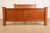 Wood Stickley Style Mission Oak Arts & Crafts King Size Bed For Sale - Image 7 of 9