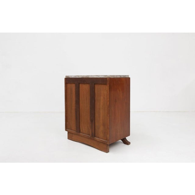 Art Deco Cabinet in Wood with Marble Top, France, 1930s For Sale - Image 14 of 15