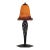 French Art Deco Table Lamp by Degue 1920s France For Sale