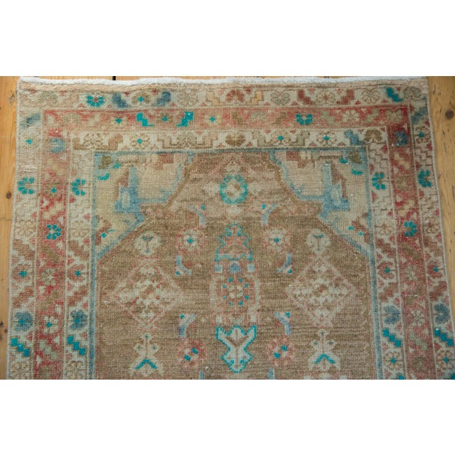 Textile Vintage Distressed Fragment Hamadan Rug Runner - 2'10" X 15'11" For Sale - Image 7 of 12
