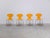 Lovely set of 4 ‘Ant’ chairs designed by Arne Jacobsen for Fritz Hansen in 1952. These chairs are early productions from...