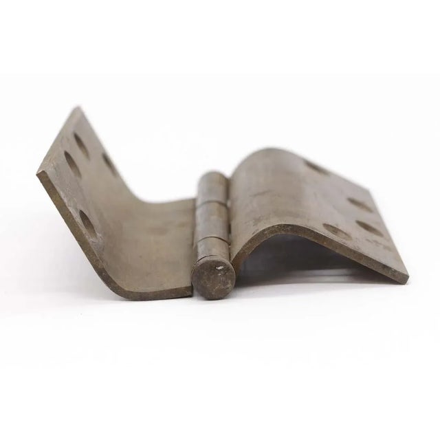 Steel wavy offset door hinge with flat tips, five knuckles and a template hole pattern. Made by Stanley. Priced each. The...