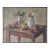 Vintage Moody Still-Life Oil Painting Apples & Pears on a Farmhouse Table- For Sale