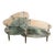 1940s Hollywood Regency 3-Piece "Verre Églomisé" Modular Coffee Table Set by Goran of Belgium For Sale