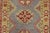 Gray Kazak Runner 2’2” X 6’4” Gray Wool Tribal Hand-Knotted Oriental Rug For Sale - Image 8 of 12