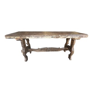 18th Century Spanish Colonial Trestle Table For Sale