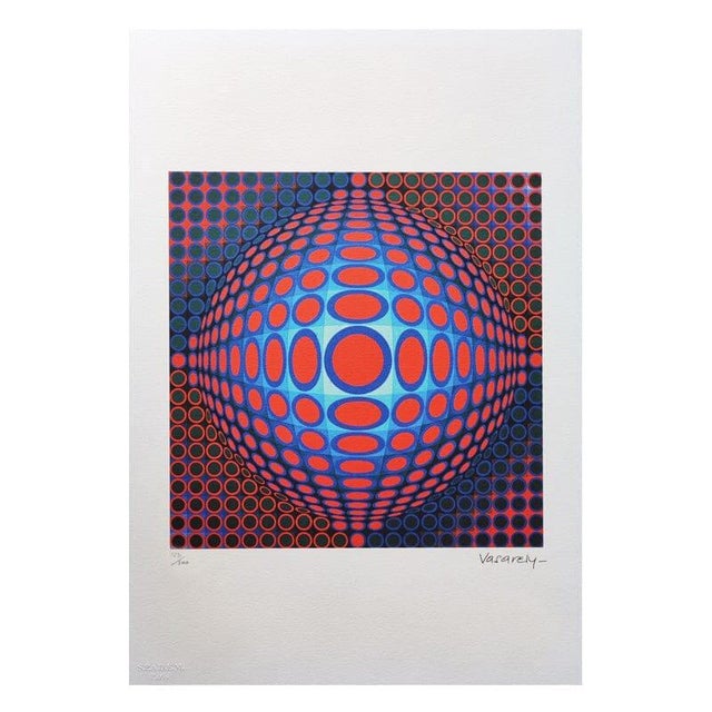 Victor Vasarely, Spadem-Paris, 1970s, Lithograph on Paper For Sale - Image 10 of 10