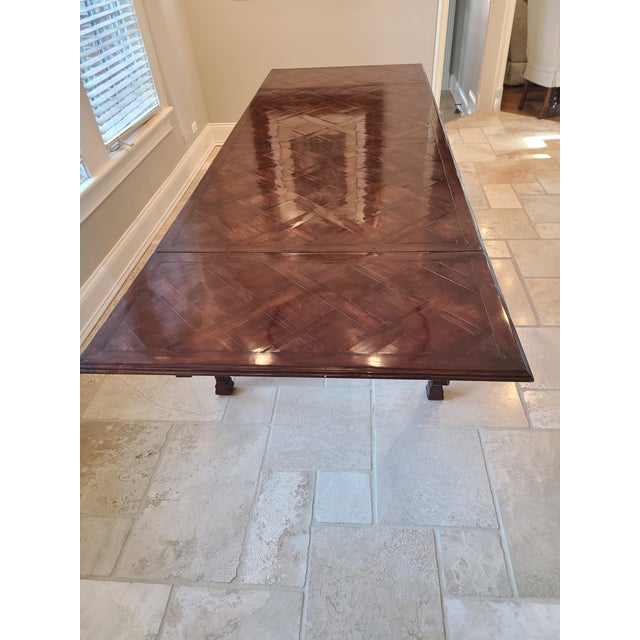 Guy Chaddock The Melrose Collection. Country English Rectangular Dining Table. Includes two 18 inch leaves. Parque inland...