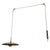 1st Edition Brass Pendant Lamp with Counterweight attributed to Florian Schulz, 1960s For Sale