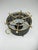 Mid-Century Modern Mid-Century Modern Tea Warmer in Perforated Sheet Metal and Brass, 1950s For Sale - Image 3 of 9