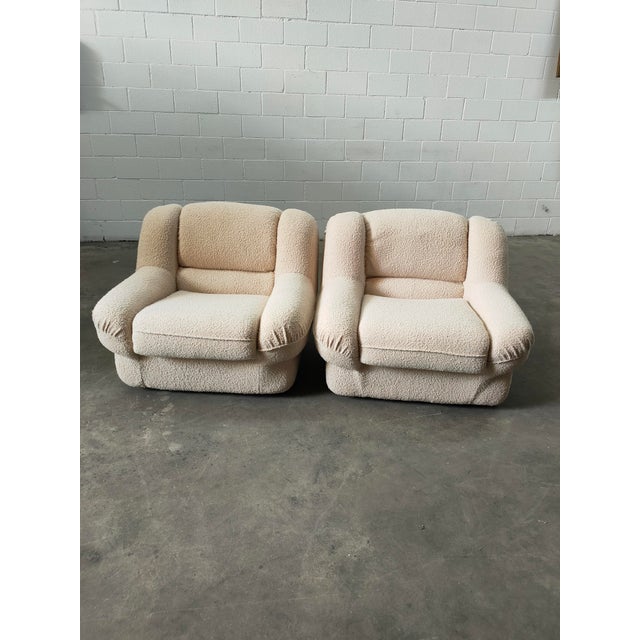 Textile Lounge Chairs by J. Padova, 1970s, Set of 2 For Sale - Image 7 of 9