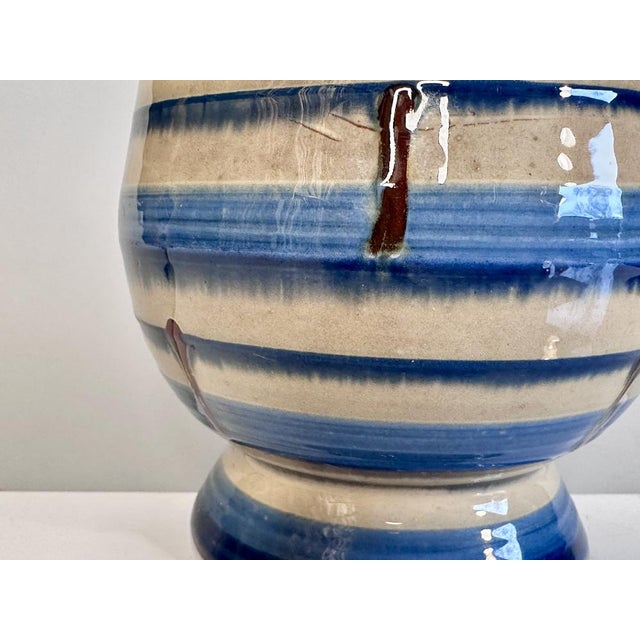 Art Deco Hand-Thrown Ceramic Vase, Germany, 1920s For Sale - Image 4 of 11