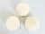 White 1970s Frosted Glass Scallop Shell Wall Lights - Set of Three For Sale - Image 8 of 18