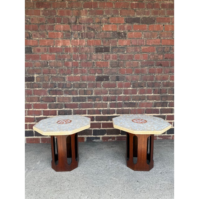 Harvey Probber Mid Century Travertine Side Tables For Sale In Cleveland - Image 6 of 11