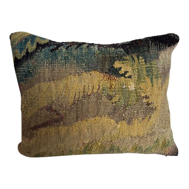 17th Century Flemish Baroque Tapestry Pillow For Sale