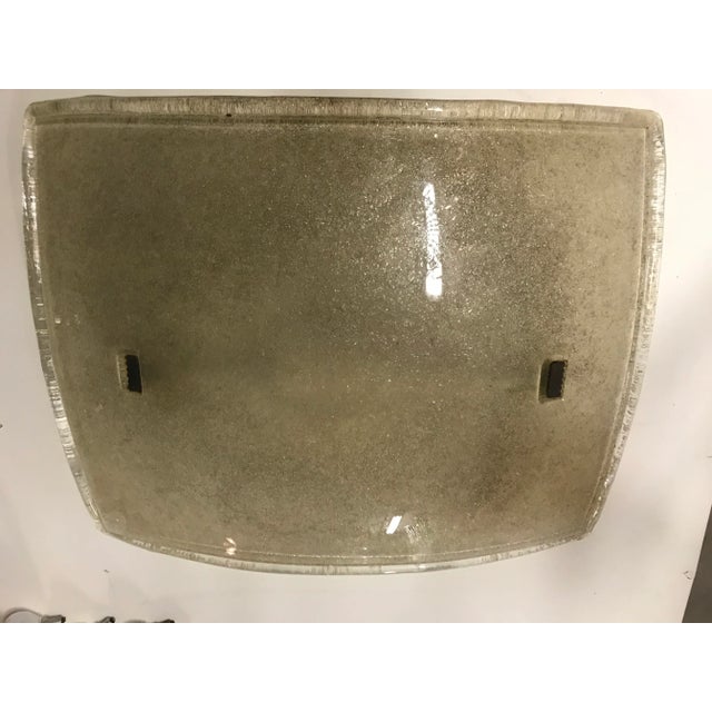 Large Mid-Century Murano Glass Flush Mount For Sale - Image 6 of 8