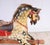 Tan Antique Wooden Rocking Horse Childrens Toy, 1920s For Sale - Image 8 of 11