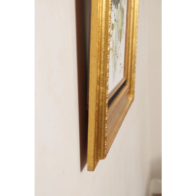 Vintage Chinese Water Lily Watercolor Painting For Sale - Image 4 of 13