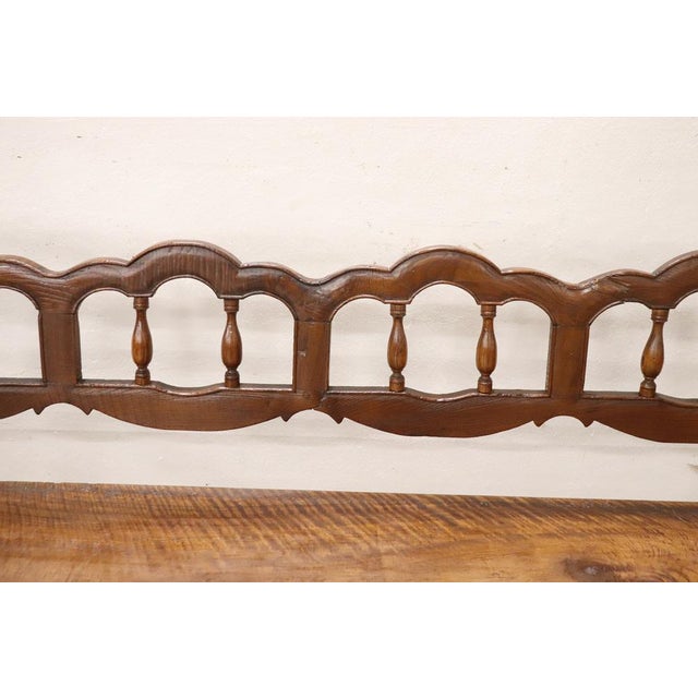 Wood 18th Century Walnut Bench For Sale - Image 7 of 15