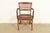 An exceptional antique Arts & Crafts or Art Deco period carved walnut banker, juror, or lawyer chair In the manner of...