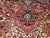Vintage Persian Heriz Serapi Rug, Hand-Knotted Wool, Geometric Medallion Pattern, Red & Ivory, 10x12 For Sale - Image 10 of 14