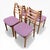 1960s Mid-Century Teak Ladder-Back Dining Chairs, 1960s, Set of 4 For Sale - Image 5 of 7