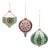 Assorted Glass Ornament Set of 6 For Sale