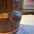 1950s Mid-Century Modern Oak and Copper French Ice Bucket For Sale - Image 4 of 9