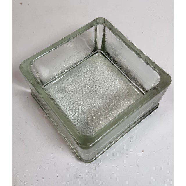 Minimalism 1960s Lumax Le Corbusier/Charlotte Perriand Glass Ashtray Catch All For Sale - Image 3 of 12