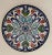 Spanish Ceramar Talavera Vintage Wall Plate Hand-Painted 7 In. Polychrome Colors For Sale - Image 11 of 12