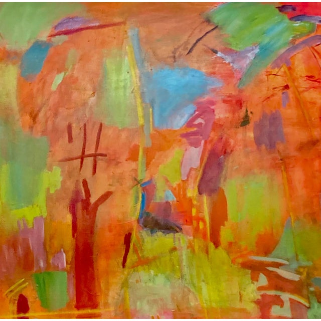 "This Way" Abstract Acrylic Painting by Nicki Beiderman For Sale
