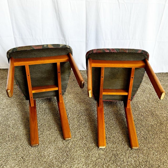 Danish Modern Teak Dining Chairs by Virsidan - Set of 4 For Sale - Image 10 of 10