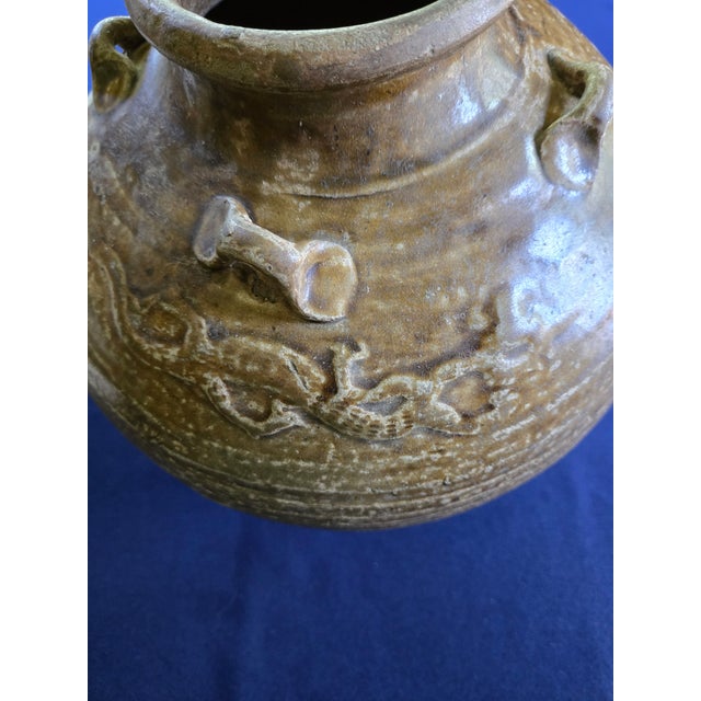 Antique Large Ceramic Chinese Ming Vase For Sale In Minneapolis - Image 6 of 9