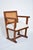 1950s Fabric and Caning Armchair, 1950s For Sale - Image 5 of 5