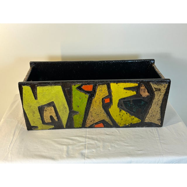 Ceramic Planter attributed to Victor Cerrato, 1960s For Sale - Image 4 of 8