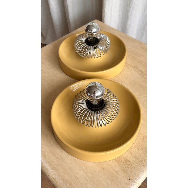 Space Age Hungarian Industrial Ceiling Lamp, 1960s For Sale - Image 3 of 12